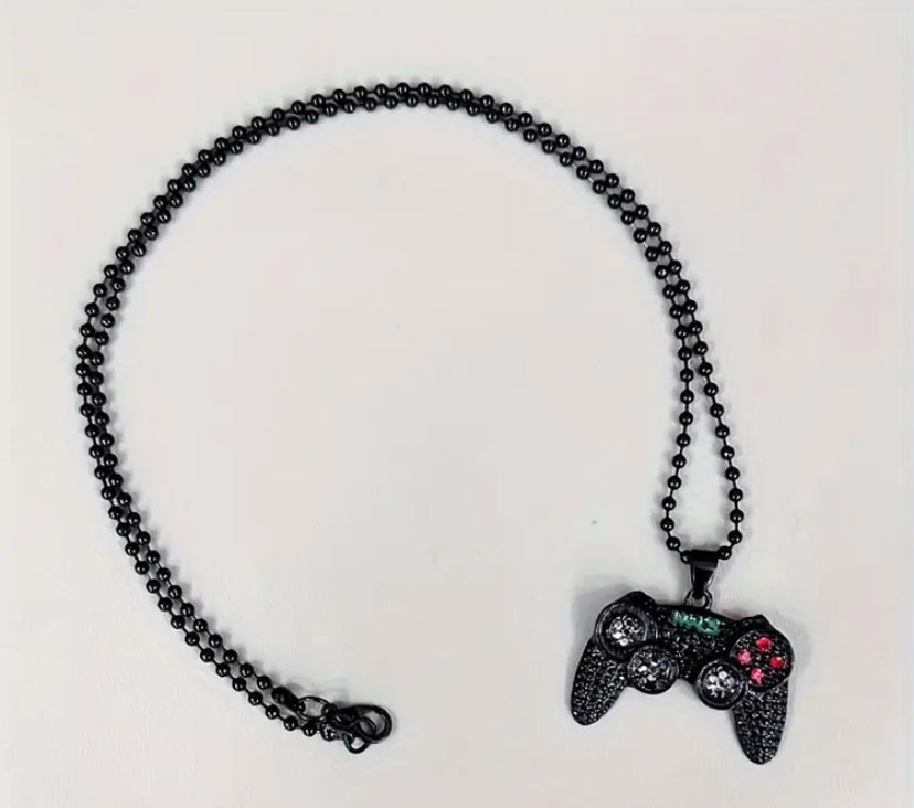 Crystal Gaming Remote Necklace