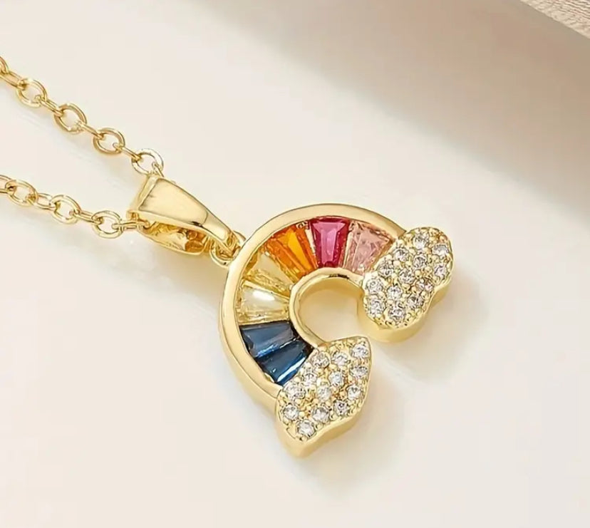 Bright Days Mini Rainbow Necklace