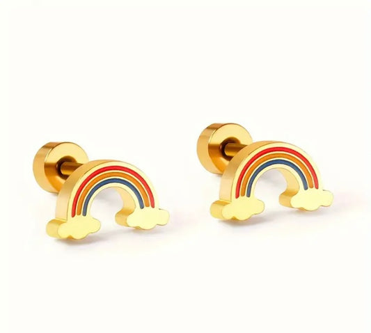 Bright Days Mini Rainbow Earrings