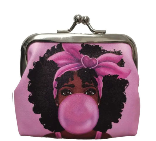 Bubble Gum Girl Coin Purse