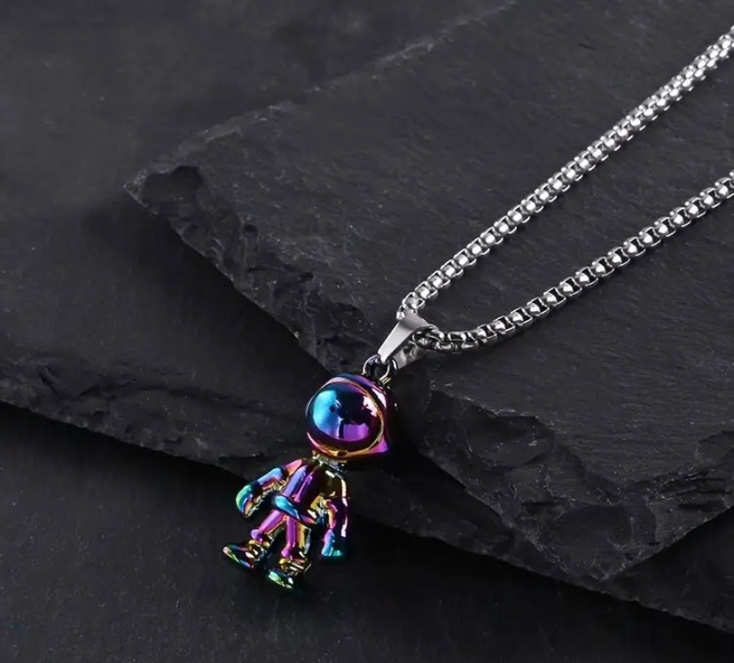 Out of Sight Astronaut Necklace